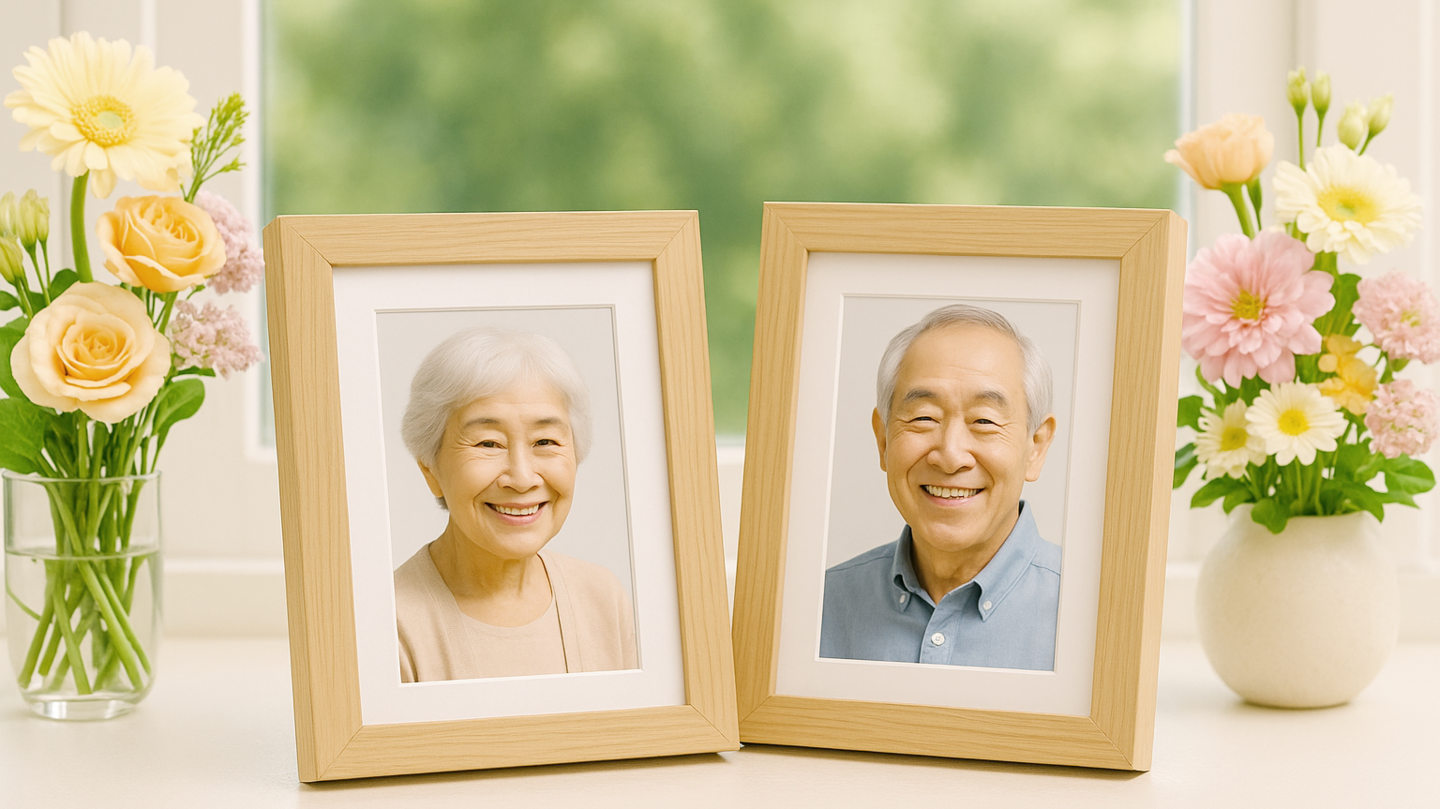 遺影写真イメージ